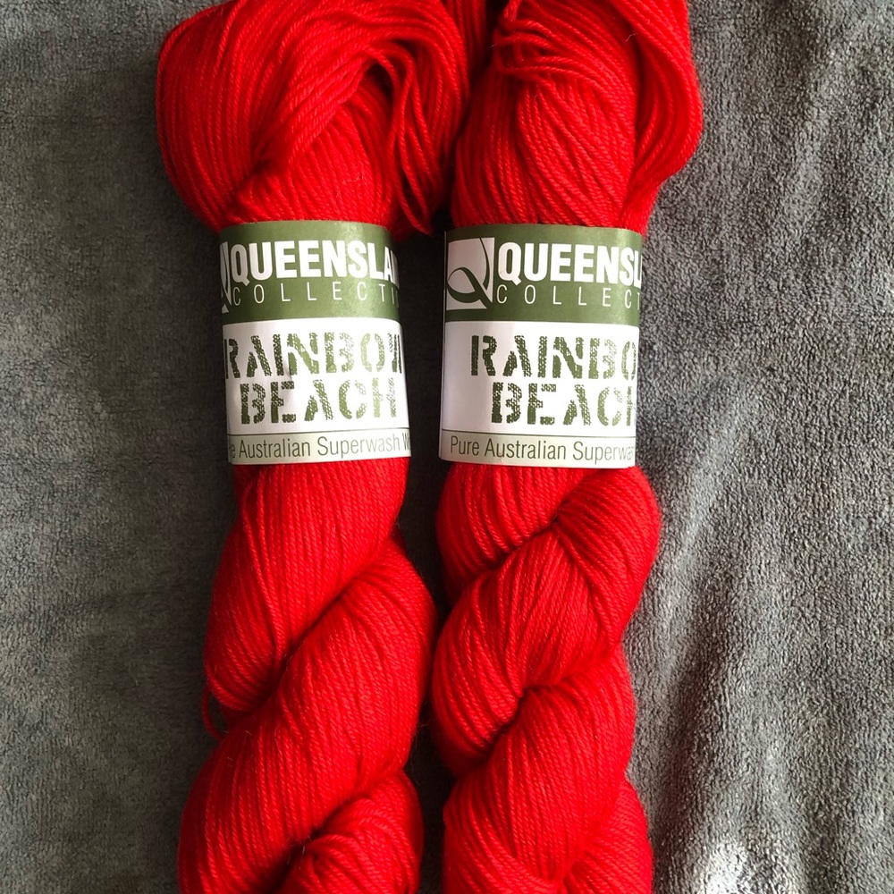 Queensland Collection Rainbow Beach Superwash Wool. Lot of 2